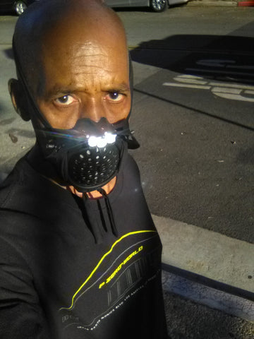 LightOnMask - For the Shop, Cycling and Breathing Fresh Air